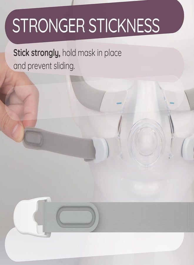 Ximoon N20 Replacement CPAP Headgear Compatible with ResMed AirFit N20 / AirTouch N20 Nasal Mask -Adjustable Headgear CPAP Accessories Headstrap Part for Airfit N20 - Medium (2 Magnetic Clips) - Image 5